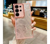 Feather Glitter Paper Case Transparent Bump Cover for OnePlus Nord N20SE N300 N20 10T 11 12R 12 11R 10R Ace Pro Shockproof Case