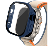 Glass+case For Apple Watch Ultra 2 case 49mm smartwatch PC Bumper+Screen Protector Tempered Cover iwatch series band Accessories