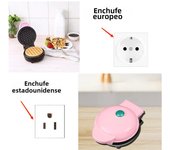 Sandwich Cake Baking Tray, Household Breakfast Electric Baking Pan, Fully Automatic Multifunctional Mini Waffle Biscuit Machine