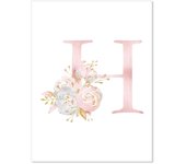 Baby Poster Name Personalized Girl Bedroom Kids Room Decoration Chambre bebe Fille Toile Murale Affiche Cuadros Decor