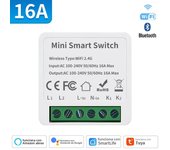 TNCE 16A Mini Tuya Wifi DIY Light Switches Module 1/2 Way Control Work With Tuya Smart Life Alexa Alice Google Home