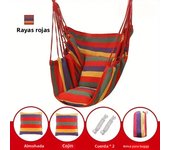 Outdoor Hammock Chair Canvas Leisure Swing Hanging Chairs 200KG Load Bearing Garden Beach Camping Swing Camping Chair Outdoor