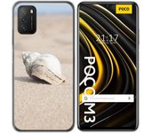 Tumundosmartphone Funda Gel Tpu para Xiaomi POCO M3 / Redmi 9T diseño Concha Dibujos