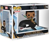 Funko - Figura Pop Marvel Black Panther Wakanda Forever Namor With Orca - Funko Pop Coleccionable De Edición Limitada - Funko Pop Diseño Detallado Y Realista - Funko Pop Ideal Para Regalo - Funko Pop Gran Variedad De Personajes