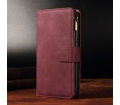 For Samsung Galaxy S23 S22 S21 S20FE S10 S9 S8 Plus Note 20 10 Pro Business Leather Cases Card Slot Zipper Wallet Phone Case