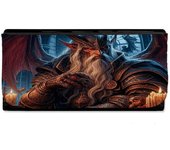 MERCHANDMANIA BILLETERA BILLETERO mago dragon mundo fantasia serie pelicula videojuego mujer señora negro monedero