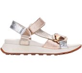 Sandalias Hispanitas  para mujer en color plateado
