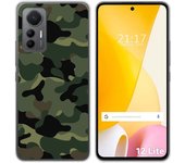 Funda Silicona para Xiaomi 12 Lite 5G diseño Camuflaje Dibujos