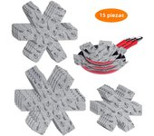 12Pcs Pot Pan Protectors Non-stick Divider Pads Prevent Scratching Separate Protect Surfaces for Cookware Kitchen Accessories