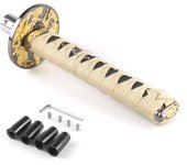 Universal 150MM/200MM/260MM JDM Katana Samurai Sword Shift Knob Shifter With Adapters Gear Shift knob