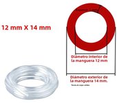 PVC Pipe Transparent Water Pipe Pipes Tube Hoses Aquarium Tubing Water Pump Hosing Garden Hose 3 4 5 6 7 8 9 10 12 14 16 mm