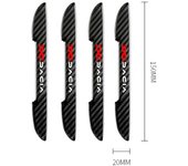 4Pcs Car Door Sticker Protector Strip Edge Guards For Duster Logan Sandero Lodgy Dokker Stepway Mcv 2 Solenza R.S. Sport