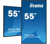 iiyama LH5565UHSB-B1 pantalla de señalización Diseño de quiosco 138,7 cm (54.6") LED Wifi 800 cd / m² 4K Ultra HD Negro Procesador incorporado Android 11 24/7