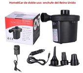 Outdoor Quick Air Pump Electric Air Cushion Camping Pump Portable Mini Air Mattress Swimming Pool Inflatable Blower Syringe