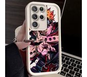 Naruto protagonist For Samsung S20 S21 S22 S23 S24 FE Plus Ultra 5G Note 20 Ultra Eyes Ladder Phone Case