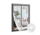 Mosquitera para Ventanas Adhesiva, Protección Contra Insectos Recortable - Malla Anti Moscas, Mosquito