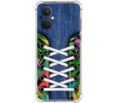 Funda Silicona Antigolpes para Oppo Reno 8 Lite 5G diseño Zapatillas 13 Dibujos