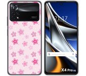 Funda Silicona para Xiaomi POCO X4 Pro 5G diseño Flores Dibujos