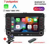 7inch 2 Din Car Radio Android 12 For VW Golf 5 6 Touran Passat B6 Jetta MK6 Autoradio Multimedia Player Car intelligent systems