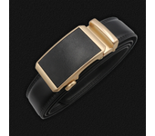 Men Automatic Buckle Belts Genuine Leather Belts for Business Men Luxury Black Strap Waistband New Fashion Brand Designer