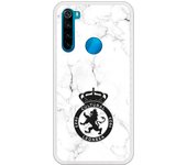 Funda original compatible con Xiaomi Redmi Note 8 - Cultural Leonesa Escudo negro y fondo marmol