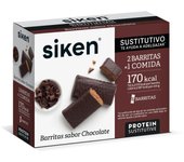 SIKEN SUSTITUTIVO BARRITAS CHOCOLATE 8 UNIDADES