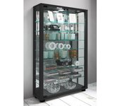 Vitrina de cristal de madera Vitrina de cristal coleccionable Vitrina de pie Lumo Mini espejo Vitrina de cristal de madera Vitrina de cristal coleccionable Vitrina de pie Lumo Mini espejo
