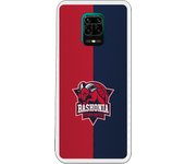 Carcasa para Xiaomi Redmi Note 9S - Note 9 Pro - Baskonia fondo rojo y azul
