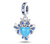 Hot 36 Style 925 Silver Glow In The Dark Butterfly Firefly Charms Beads Fit Pandora Original Bracelets Fine Women Jewelry Gifts