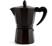 Quid Cafetera Aluminio 9 Tazas Apta para Vitrocerámica, Inducción, Eléctrico y Gas