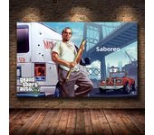 Video Game GTA 5 Grand Auto Poster Canvas PaintingWall Art Picture Quality  Home Decor for Living Room Bedroom Game Room Gift