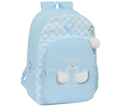Mochila Adaptable a Carro Glowlab "Cisnes" 30X46X14Cm (Safta 612313876)