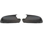 Pair Side Wing Mirror Cover for Audi A3 8P A4 A5 B8.5 Q3 A6 C6 4F S6 Add On Side Rear View Mirror Cap Cover Car Accessories