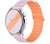 20mm 22mm watch strap For Amazfit GTS 4/2/Mini/2e/GTR 3 pro/GTR4/stratos belt Silicone Magnetic Loop bracelet amazfit bip u pro