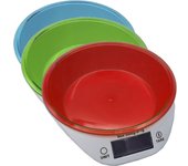 Báscula Electrónica de Cocina 3 Colores PACK 5 Kg