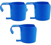 Portavacos portátil de plástico para Pool, paquete de 3, para Cocina, baño, portavacos multitifción, Mesita de Noche, Bicicleta, baby.