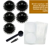 Reusable Aluminum Coffee Capsules Compatible with Nespresso Vertuo Machine - Durable Coffee Pod Shells for Espresso Lovers