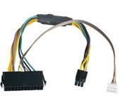 ATX Main 24Pin Female to 6Pin Male 6Pin PCI-E PSU Power Adapter Supply Cable Connector for HP Elite 8100 8200 8300 800G1