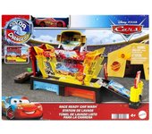 Cars Color Changers Túnel de Lavado Listo para la Carrera Circuito para coches Mattel