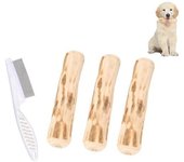 Masticables de madera para perros Mumbies, masticables de madera Mumbies, masticables para perros Mumbies, juguete masticable de madera para perros con sabor a café, juguete de madera para perros con masticadores agresivos
