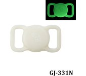 1Pcs Patterned Airtag Silicone Pet Collar Anti Loss Cat Dog Locator Color Luminous Protection Apple Tracker Protective Sleeve
