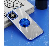Funda para iPhone 14 15 13 12 11 Pro XS Max Transparente A Prueba De Golpes Funda Anillo