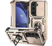 For Samsung Galaxy Z Fold 6 Fold 5 Case with Stand Kickstand Ring Magnetic and Camera Military Grade Shockproof Protective Cover