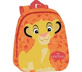 SAFTA - MOCHILA 3D EL REY LEON 33x27 cm - Mochila con Asas Ajustables y Espalda Ergonomica - Mochila con Compartimientos con Cremallera - Mochila Diseño Único y Licencia Oficial By EL REY LEON
