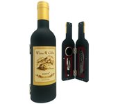 Lote de 10 Set Botella Vino 3 piezas - Detalles Bodas Elegantes Hombres Prácticos útiles elegantes