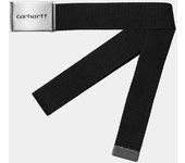 Cinturón Negro Carhartt Clip Belt Chrome Black