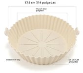 Silicone Air Fryer Baking Tray Reusable Baking Basket Grill Pan Food-grade Non-stick Fryers  Baking Pan Kitchen Accessories