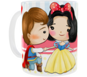 Taza Blancanieves – “Todo es más bonito si estás conmigo” | Disney | Regalo romántico Stamina