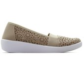 Doctor Cutillas 38474 Zapato,mocasín de tela,suela blanca de goma,elástico en empeine,calado,rejilla, para señora