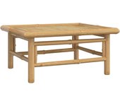 vidaXL Mesa de jardín bambú 65x55x30 cm Conjunto Terraza Muebles Jardín Exterior Juego de Muebles de jardín Mueble Jardín Exterior Muebles de Salon Exterior